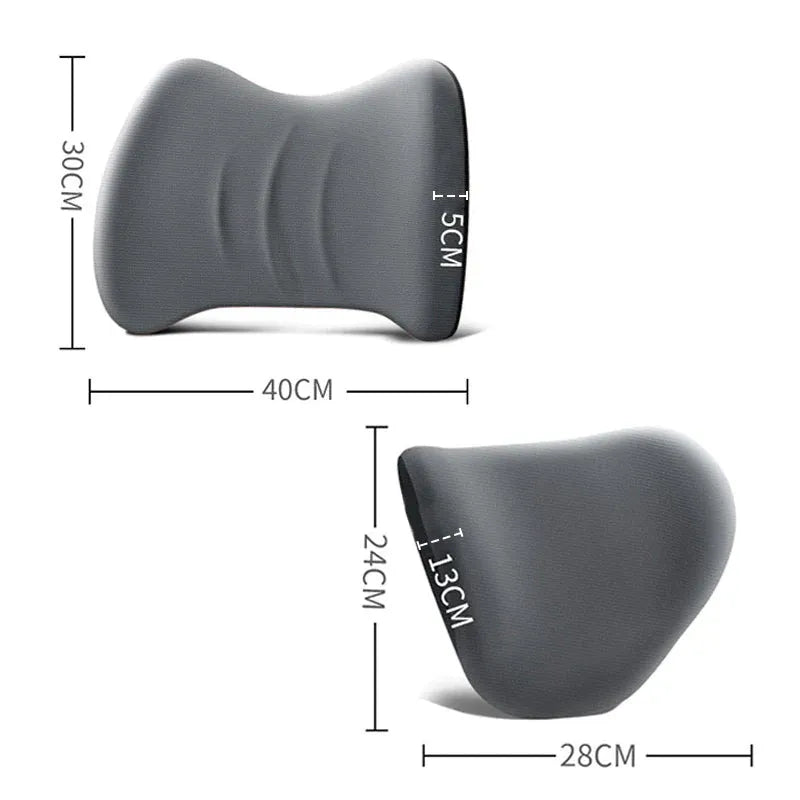 DriveEase™ Car Seat Headrest & Lumbar Cushion