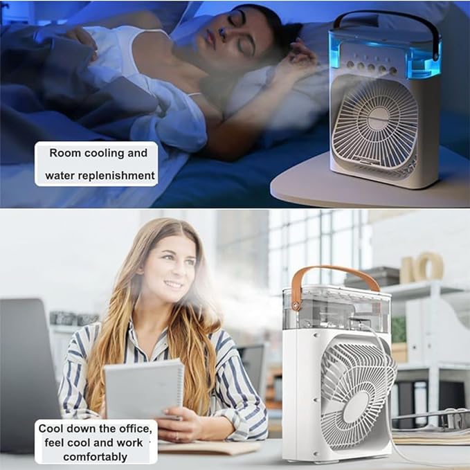 🔥50% OFF |Air Conditioner Cooling Fan with Ice