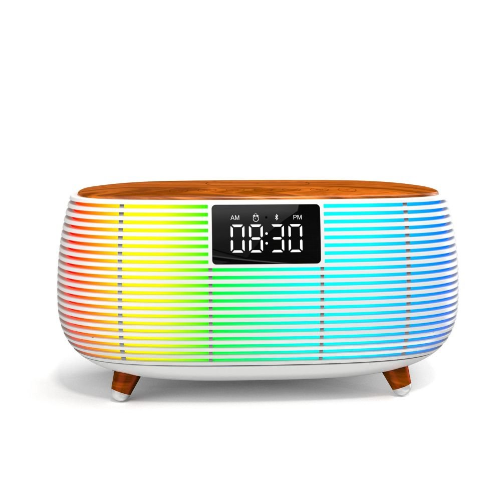 RGB Light BT Speaker With Digital Alarm