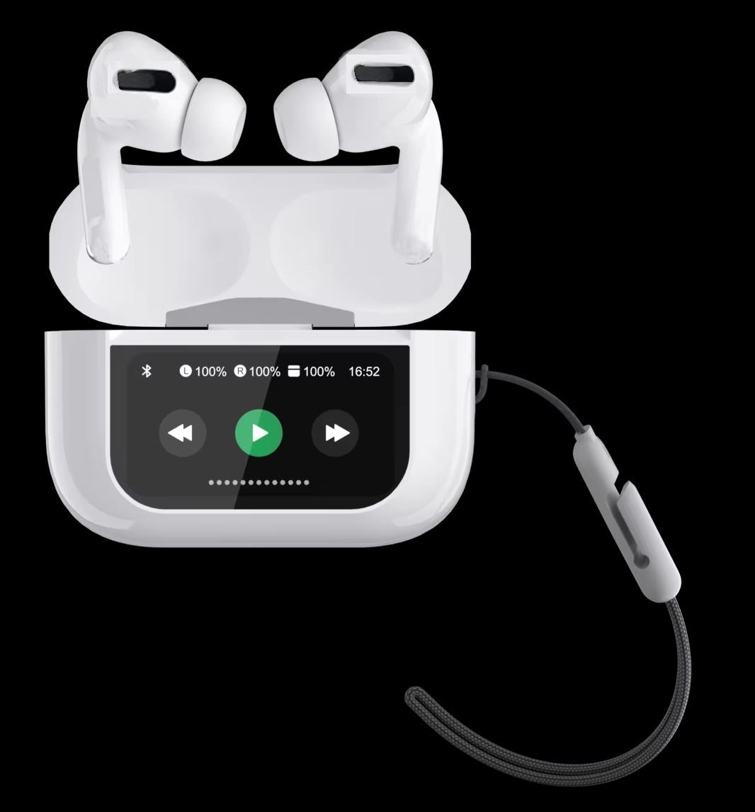 LED Touch Screen Display Earbuds