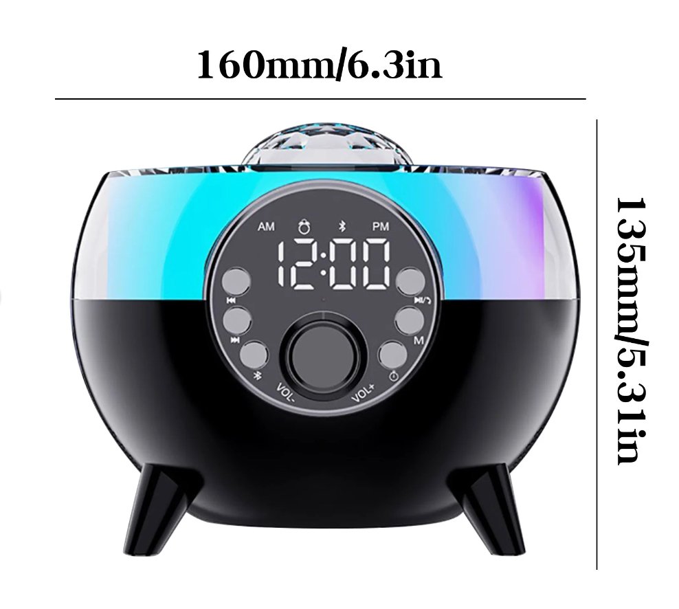 RGB Disco Light Speaker 15W Wireless Charging Station