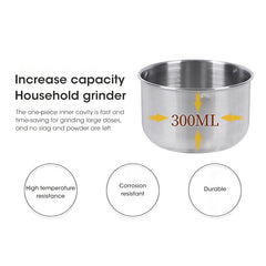 Stainless Steel Electric Grinder